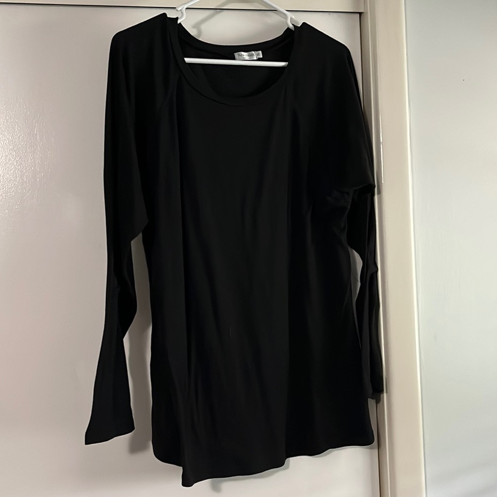 🍇long sleeve soft stretchy jersey cotton tunic style size xl